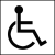 En rullstolsburen person kan själv ta sig in i lokalen.
